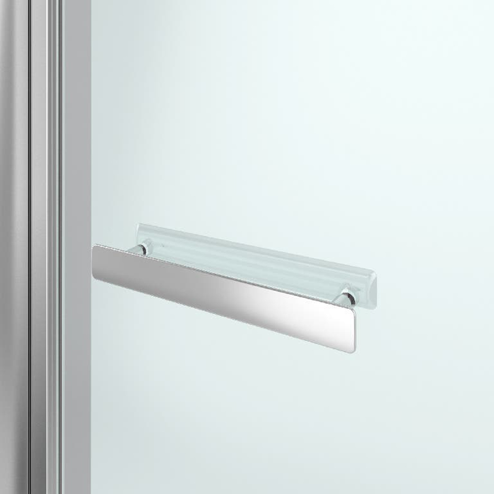 Usa dus pliabila GOODHOME Beloya, aluminiu, sticla securizata 8mm, 90 x 195 cm, profil crom