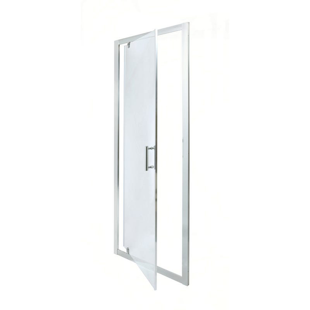 Usa dus batanta COOKE & LEWIS Onega, aluminiu, sticla securizata 5mm, 90 x 190 cm, profil crom