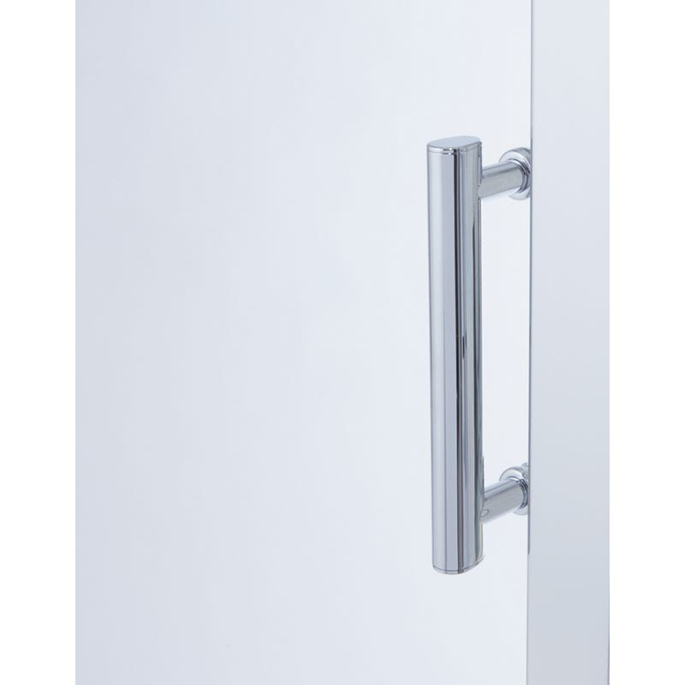 Usa dus batanta COOKE & LEWIS Onega, aluminiu, sticla securizata 5mm, 90 x 190 cm, profil crom