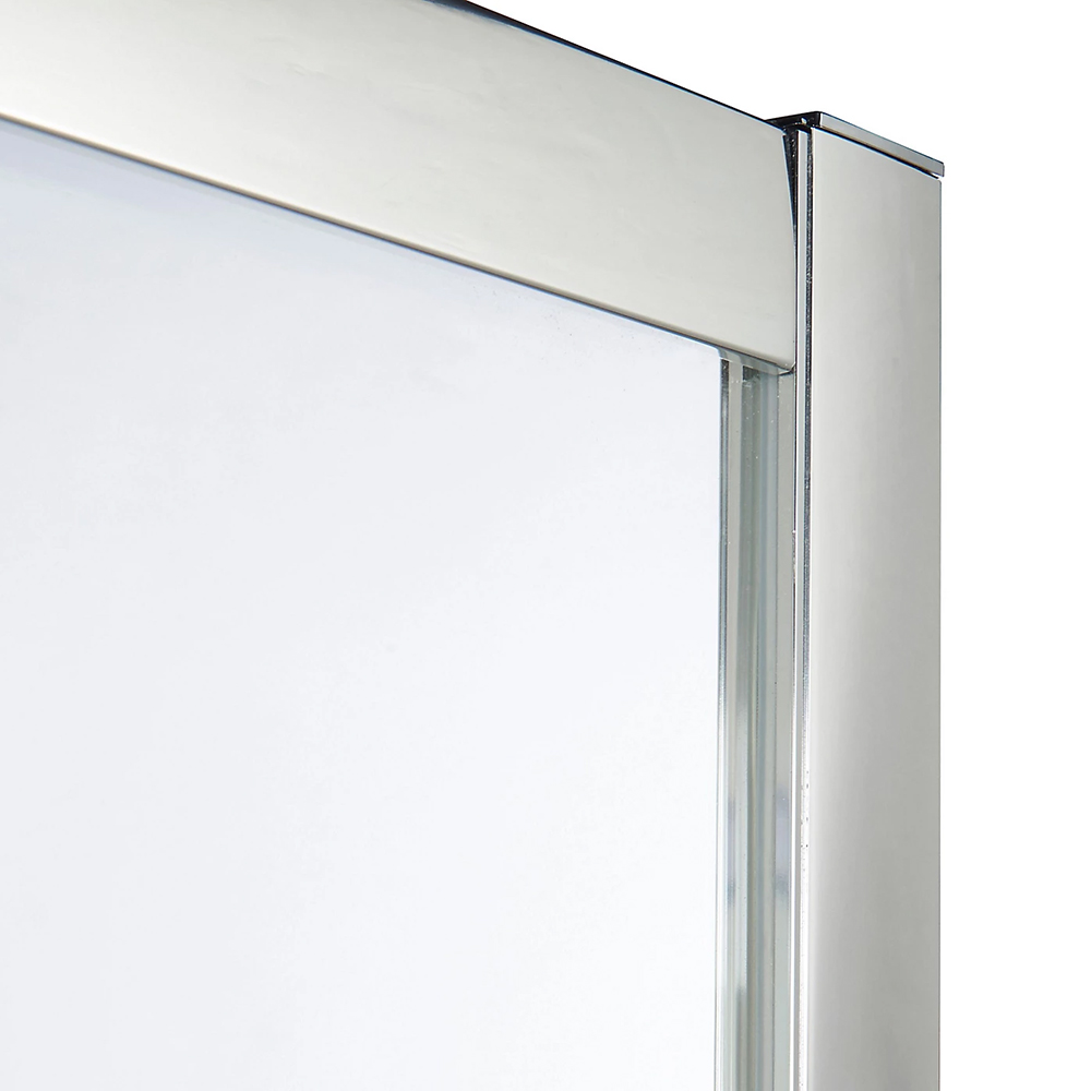 Cabina de dus COOKE & LEWIS Onega, patrata, 80 x 80 x 190 cm, sticla securizata 5mm, profil crom