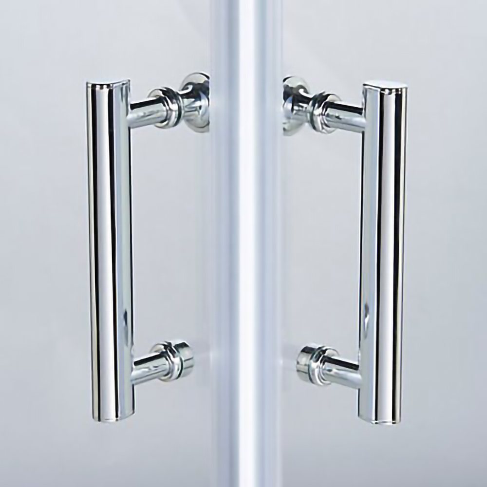 Cabina dus standard GoodHome Onega, patrata, 70 x 70 x 190 cm, sticla securizata 5mm, profil crom
