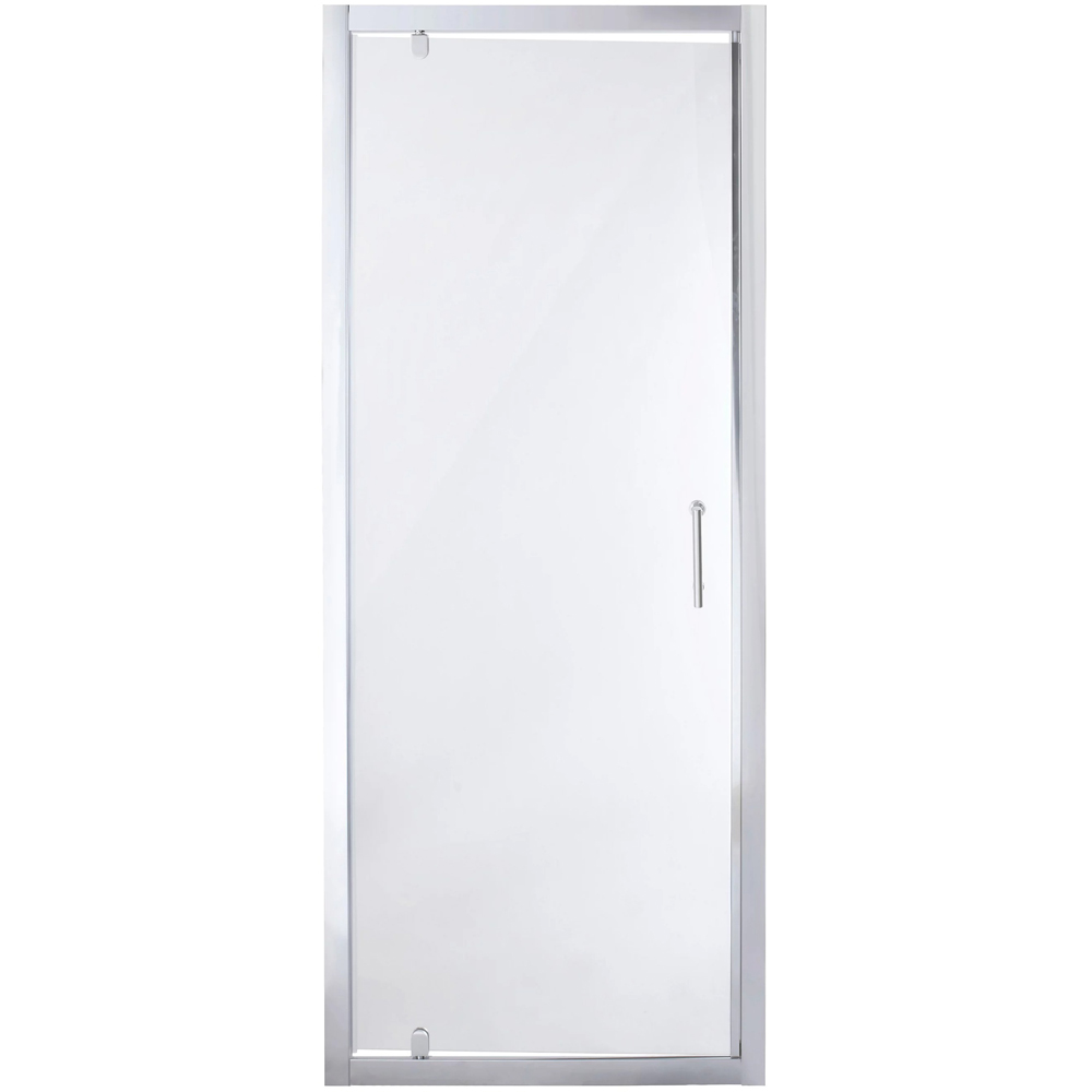 Usa dus batanta COOKE & LEWIS Onega, aluminiu, sticla securizata 5mm, 80 x 190 cm, profil crom