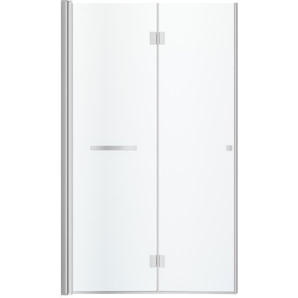 Usa dus pliabila GOODHOME Beloya, aluminiu, sticla securizata 8mm, 120 x 195 cm, profil crom