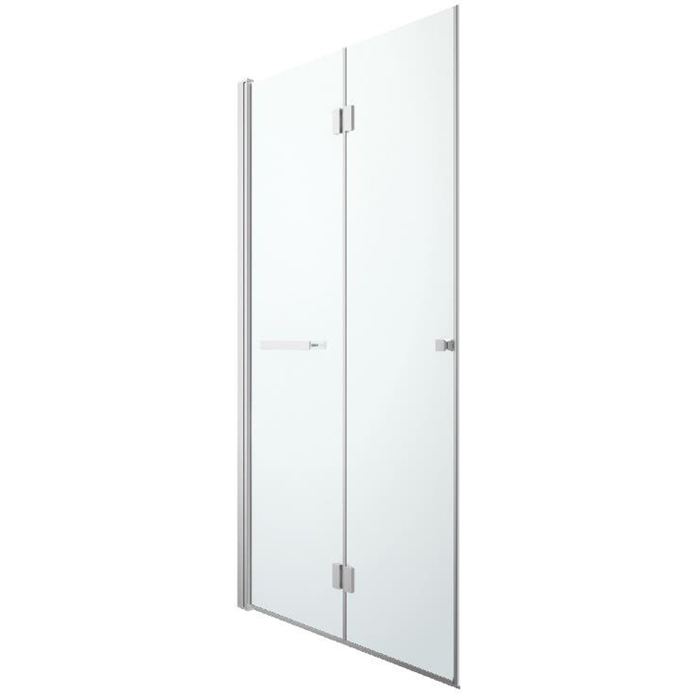 Usa dus pliabila GOODHOME Beloya, aluminiu, sticla securizata 8mm, 120 x 195 cm, profil crom