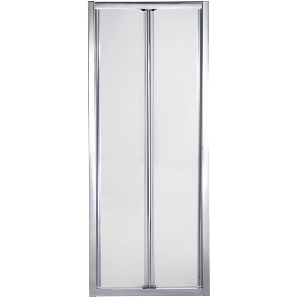 Usa dus pliabila COOKE & LEWIS Onega, aluminiu, sticla securizata 5mm, 80 x 190 cm, profil crom