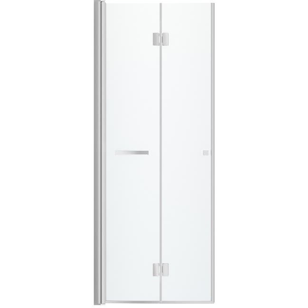 Usa dus pliabila GOODHOME Beloya, aluminiu, sticla securizata 8mm, 80 x 195 cm, profil crom