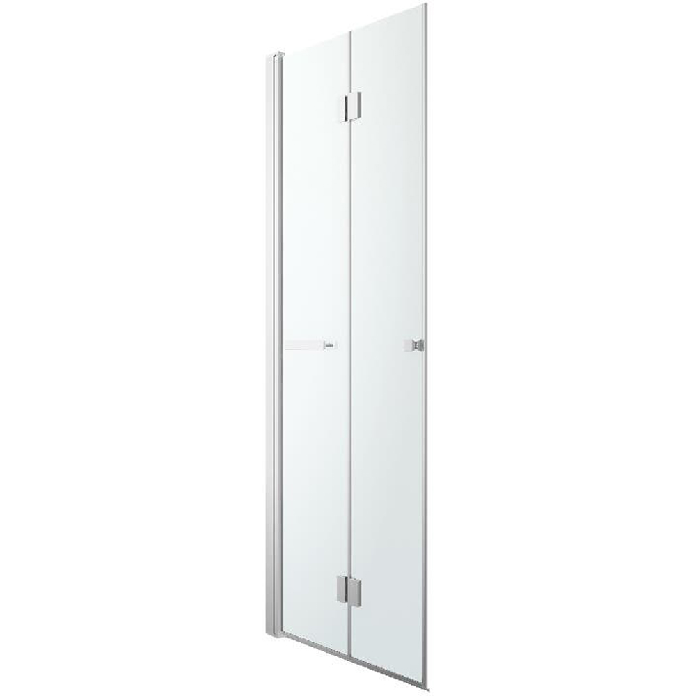 Usa dus pliabila GOODHOME Beloya, aluminiu, sticla securizata 8mm, 80 x 195 cm, profil crom