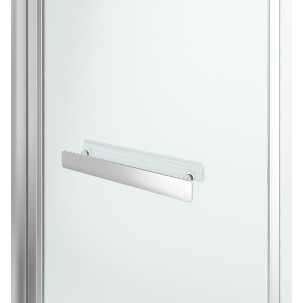 Usa dus pliabila GOODHOME Beloya, aluminiu, sticla securizata 8mm, 80 x 195 cm, profil crom