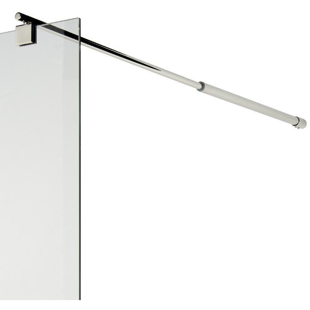 Paravan dus walk-in COOKE & LEWIS Onega, aluminiu, sticla transparenta, 90 x 195 cm, crom