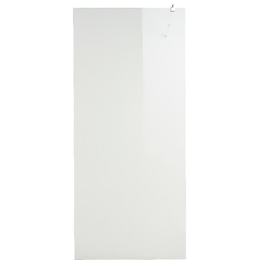 Paravan dus walk-in COOKE & LEWIS Onega, aluminiu, sticla transparenta, 90 x 195 cm, crom