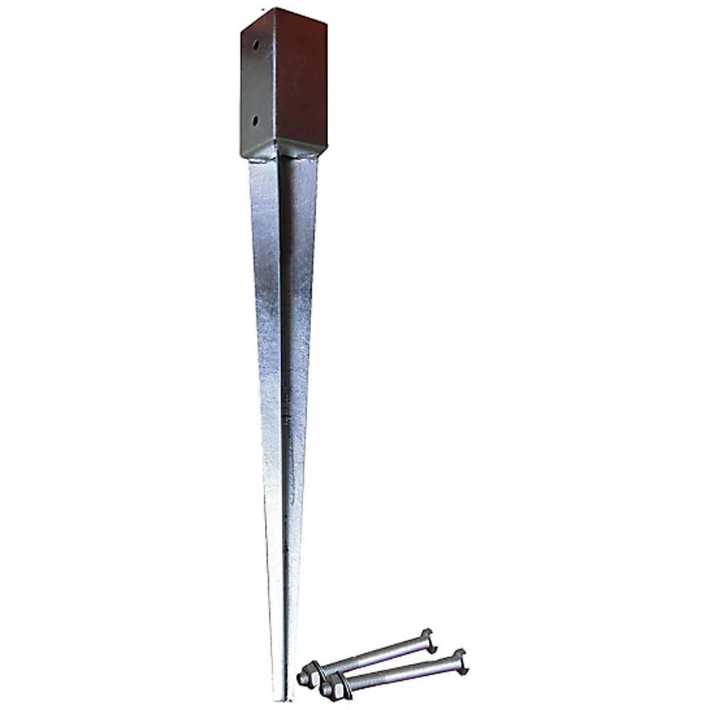 Suport metalic fixare stalp BLOOMA 100266323, 4.5 x 4.5 x 60 cm