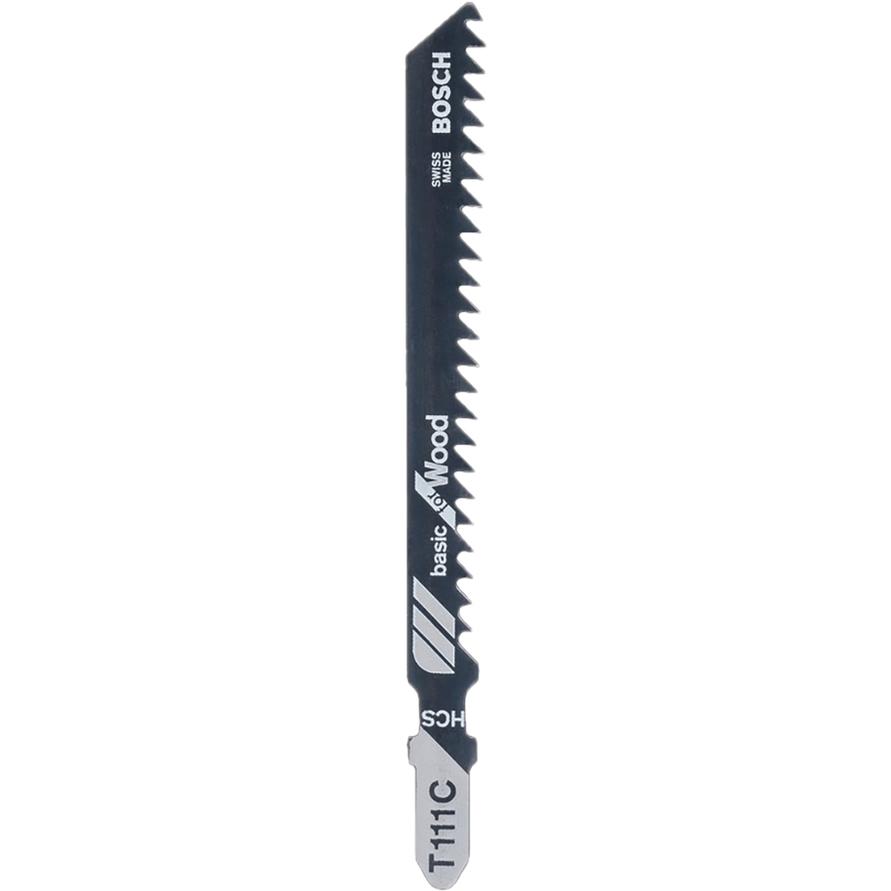 Panza de ferastrau verticala BOSCH T111C, HCS, pentru lemn, 50 mm, otel, 2 buc