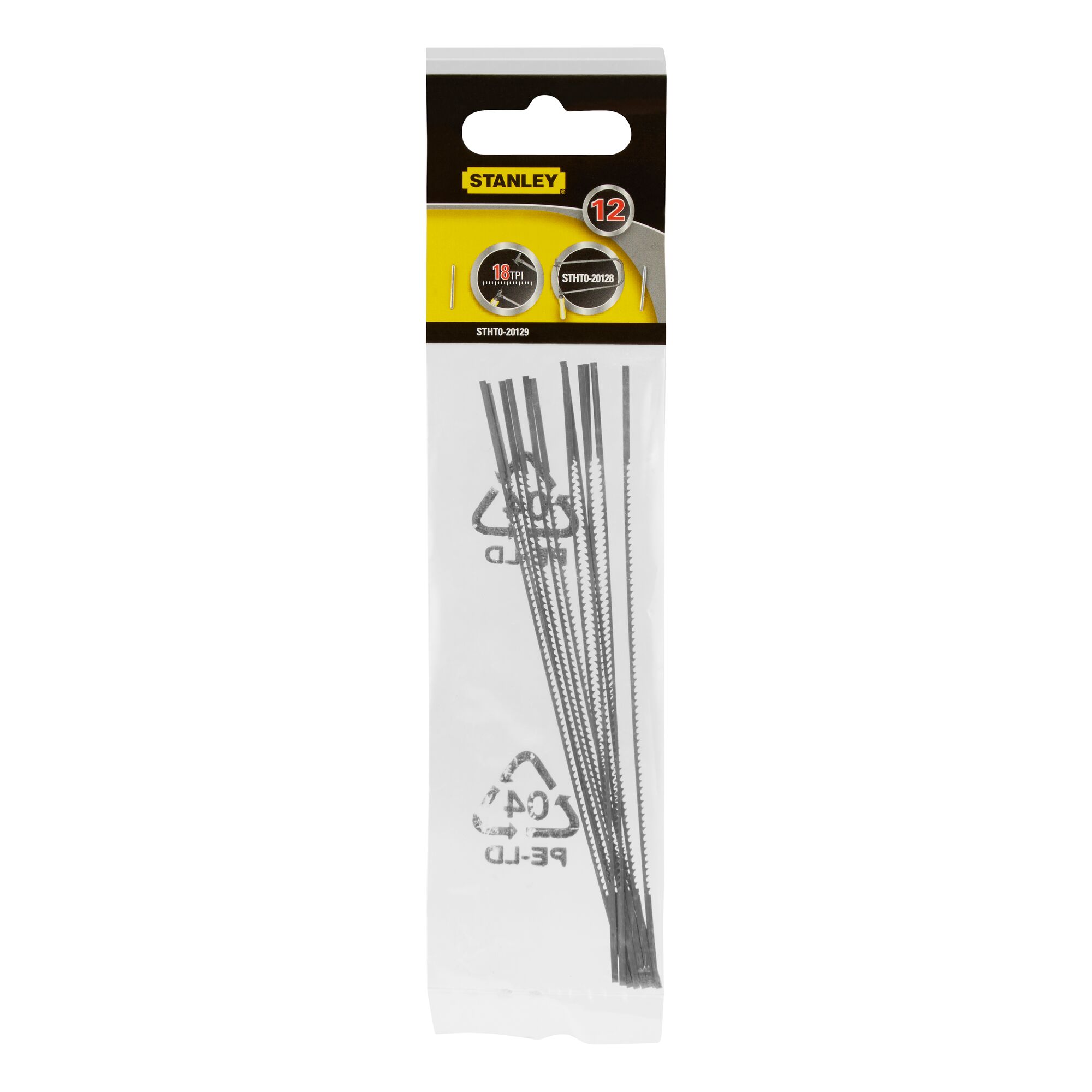 Set 12 lame ferastrau traforaj Stanley STHT0-20129, 11 cm