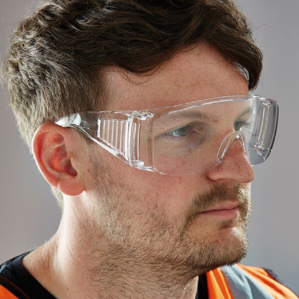 Ochelari de protectie, plastic, transparent