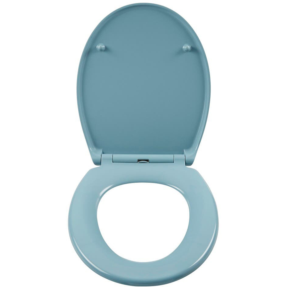 Capac WC GOODHOME Cooke & Lewis, inchidere lenta, termoplastic, albastru