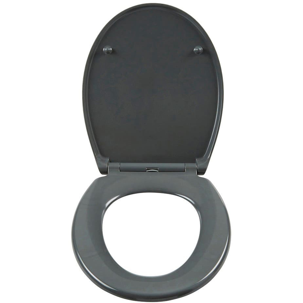 Capac WC GOODHOME Cooke & Lewis, inchidere lenta, termoplastic, gri
