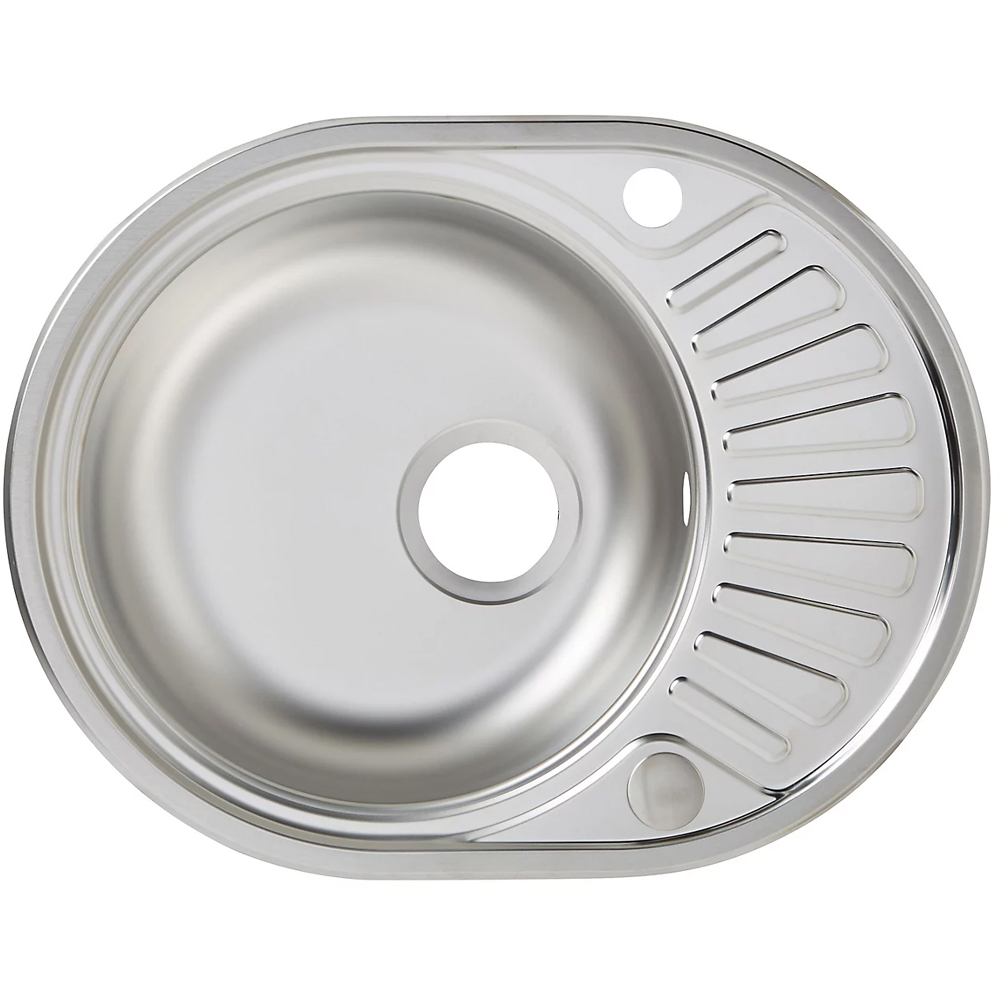 Chiuveta bucatarie COOKE & LEWIS Liebig, 1 cuva, picurator reversibil, inox, finisaj lucios