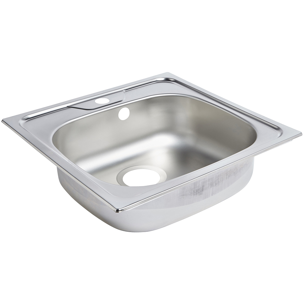 Chiuveta bucatarie Gamow, 1 cuva, picurator reversibil, inox, gri