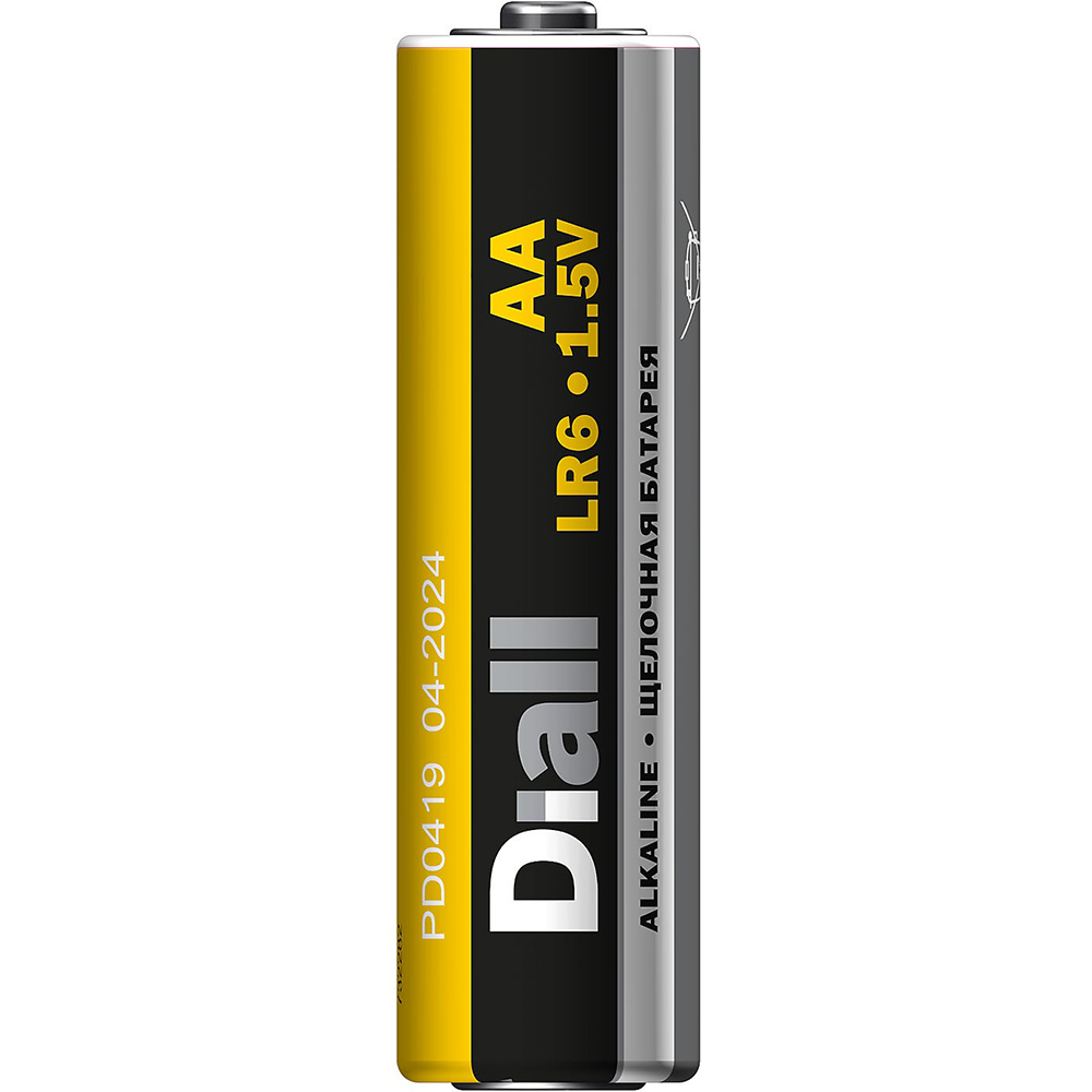 Baterie alcalina DIALL AA, 1.5V, 4 bucati