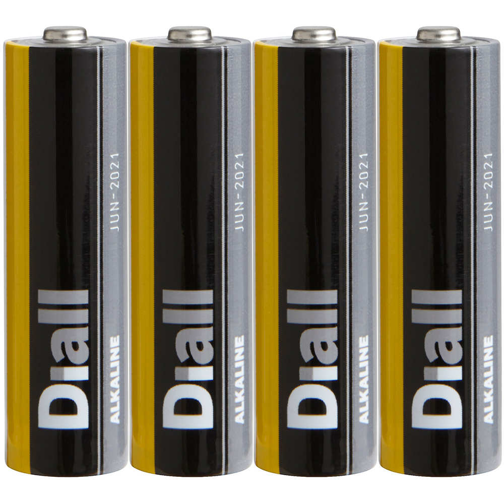 Baterie alcalina DIALL AA, 1.5V, 4 bucati