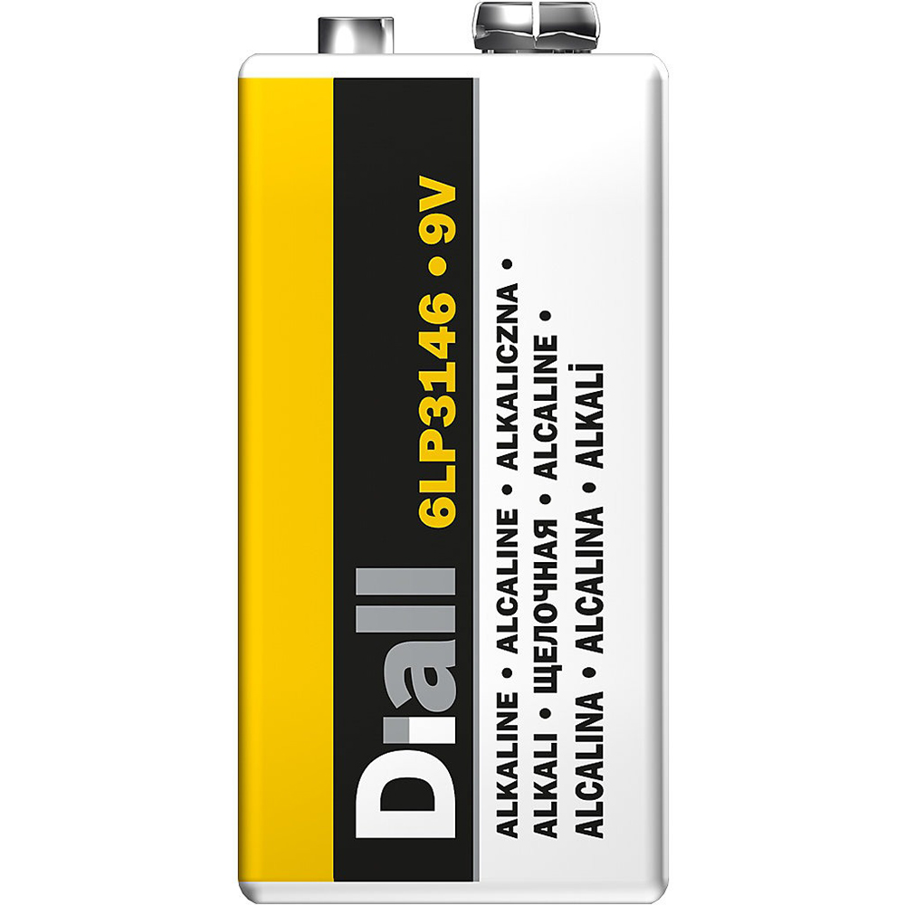 Baterie alcalina DIALL PP3, 9V
