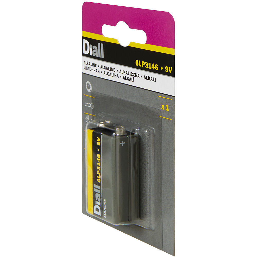 Baterie alcalina DIALL PP3, 9V