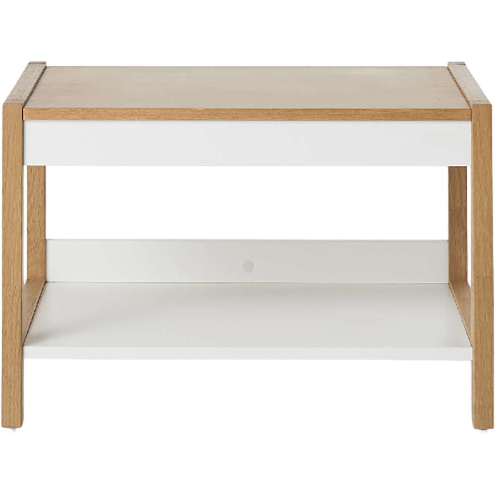 Banca baie GoodHome Nantua, 64.5 x 43 x 36 cm, maro