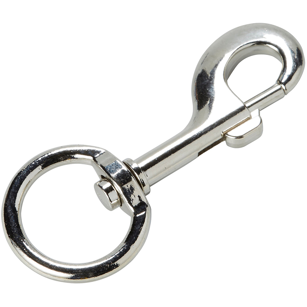 Carlig rotativ DIALL, 3.2 x 9 cm, sarcina maxima 50 kg, aliaj de zinc, gri