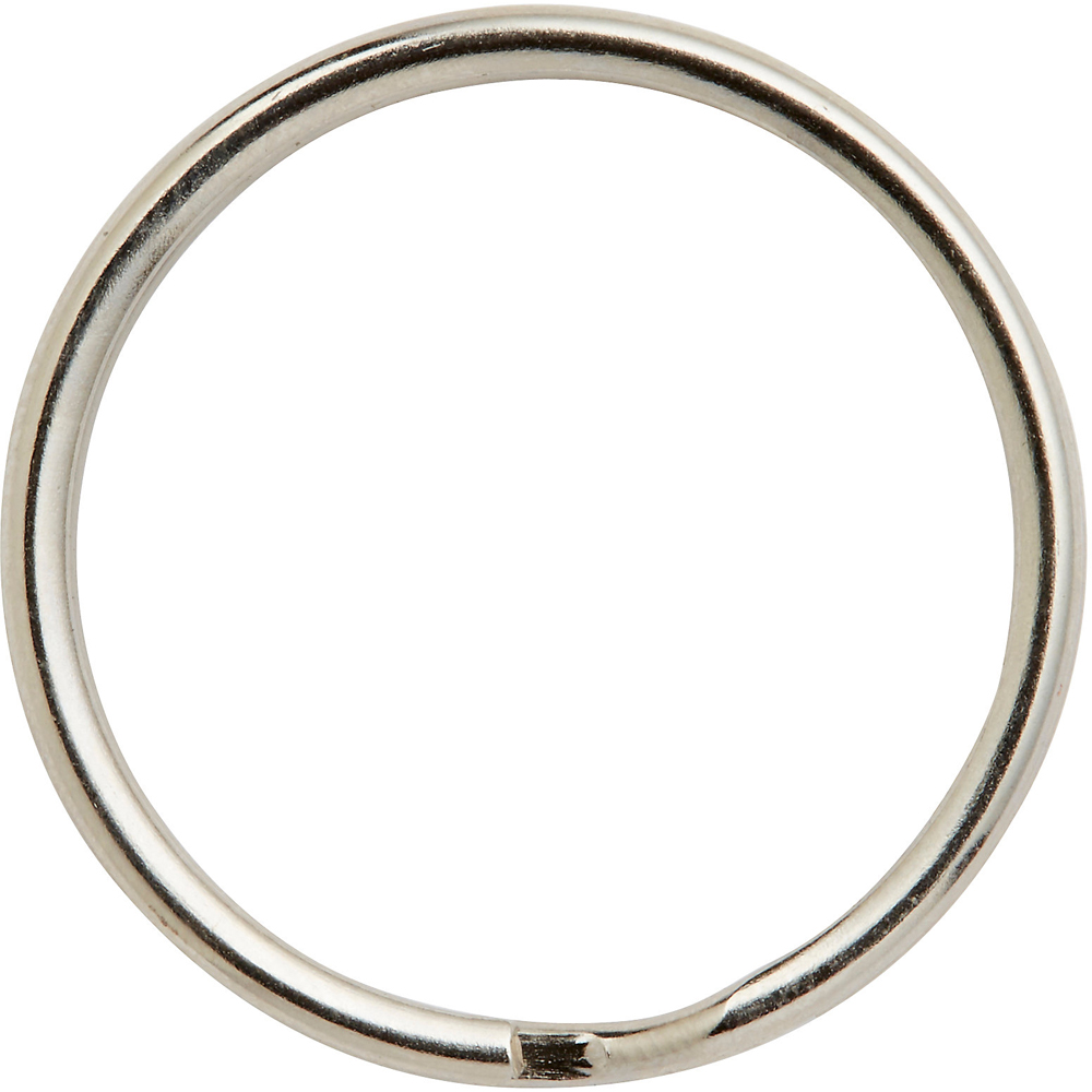 Inel otel nichelat DIALL, D 22 mm, 4 bucati