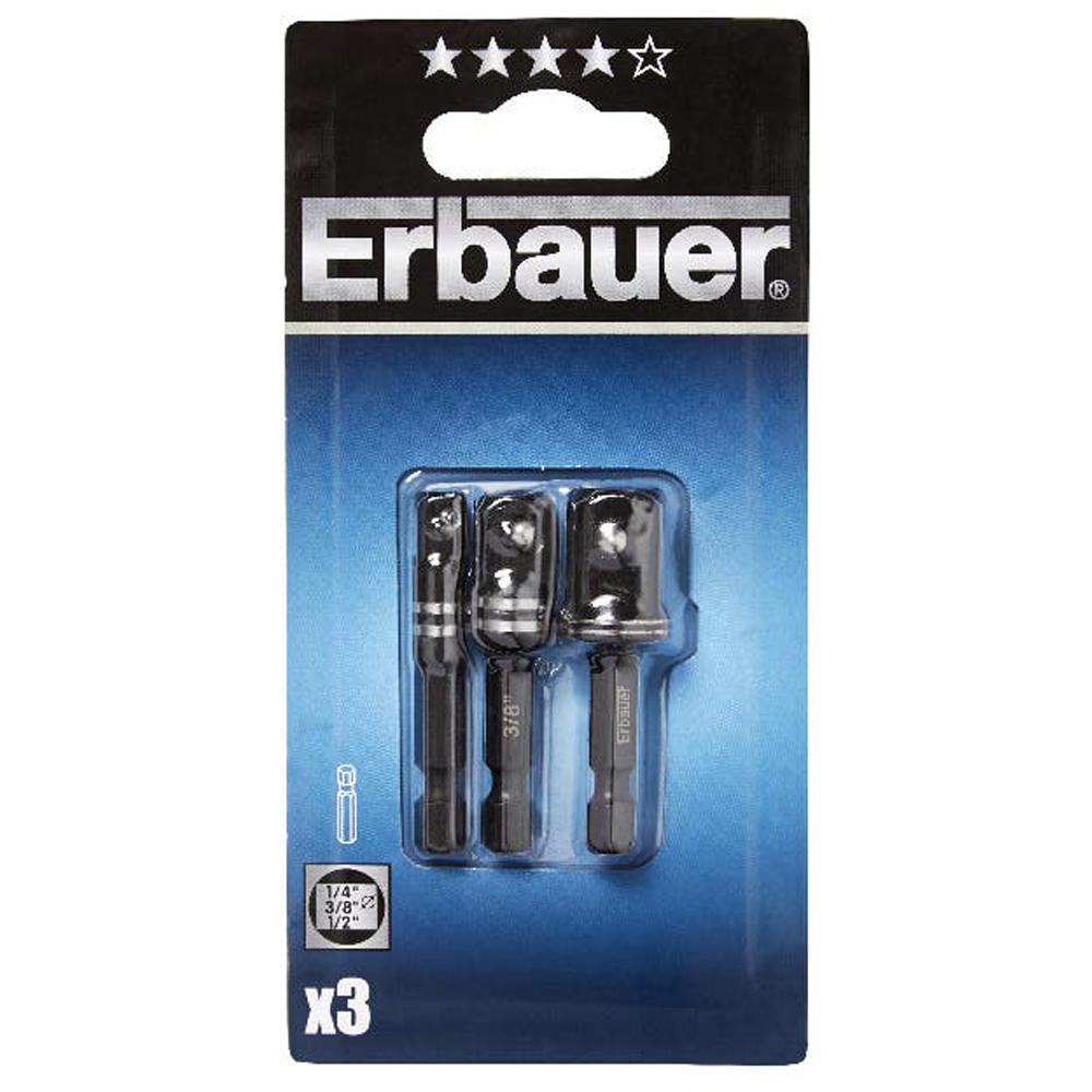 Set 3 adaptori tubulare ERBAUER, HEX