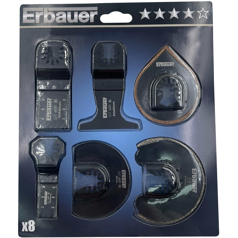 Set 8 accesorii multifunctionale ERBAUER MLT47582