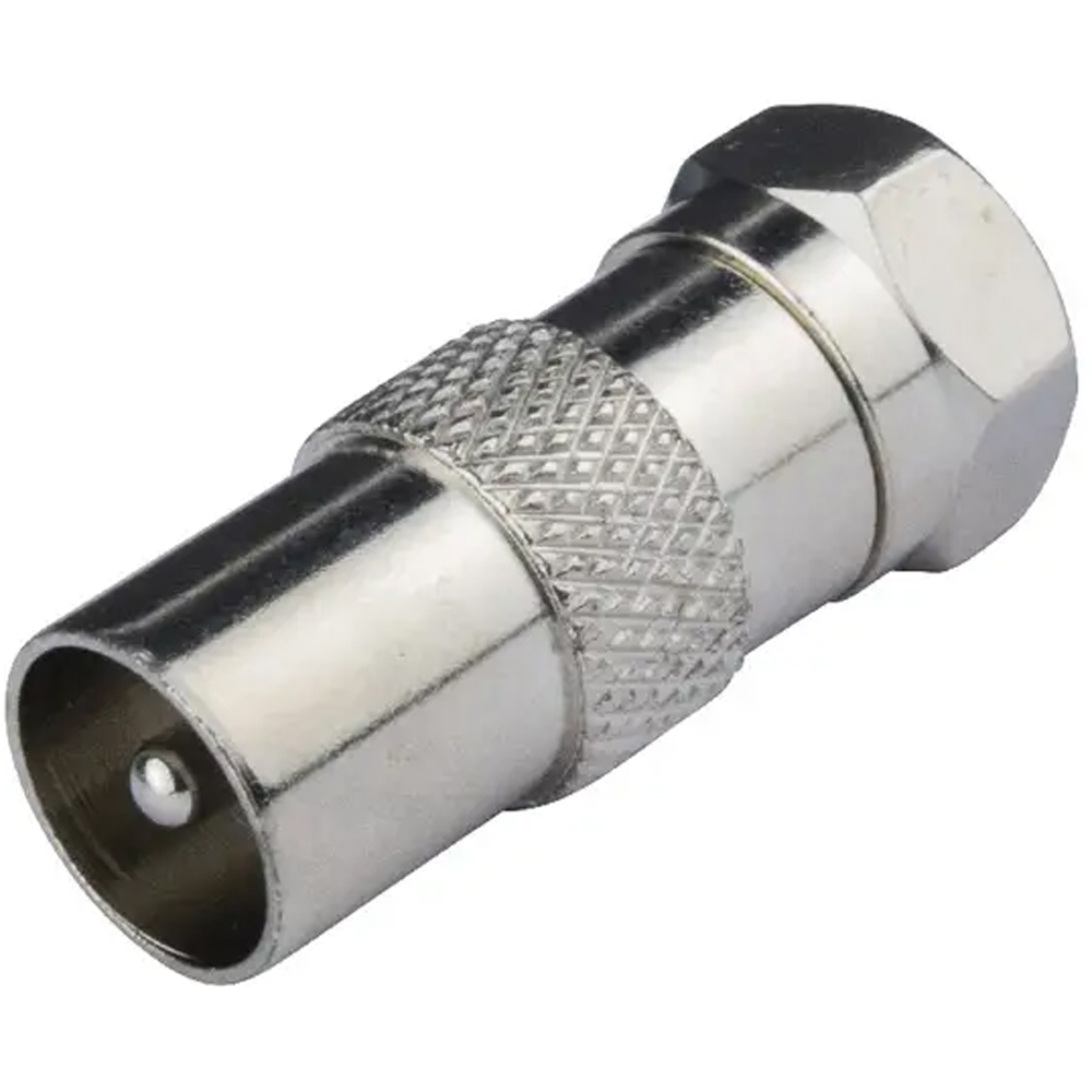 Conector antena tip F BLYSS 100575365, 9.5mm, tata, argintiu