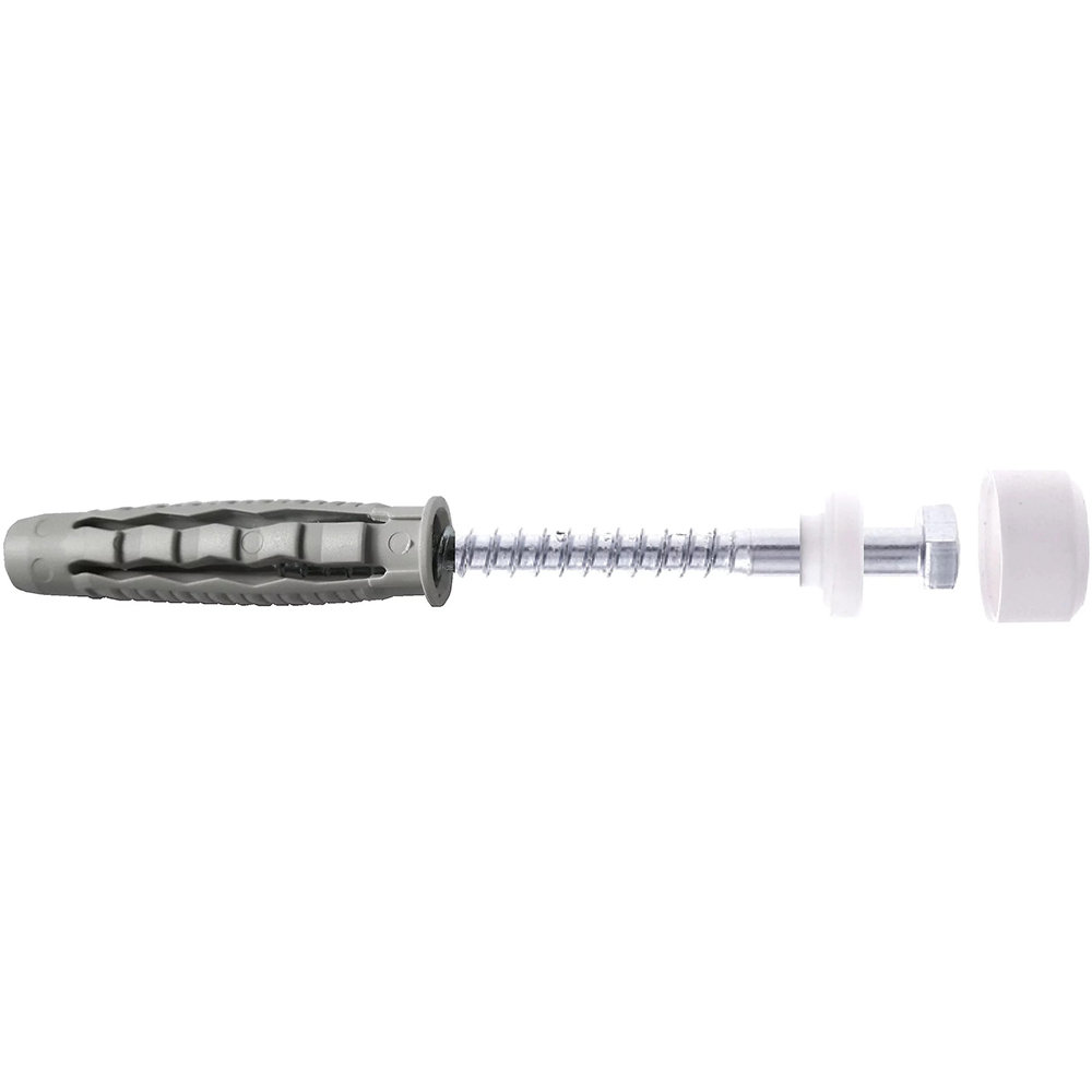 Set fixare pentru WC HX DIALL, 6 x 80 mm, otel inoxidabil, 6 piese