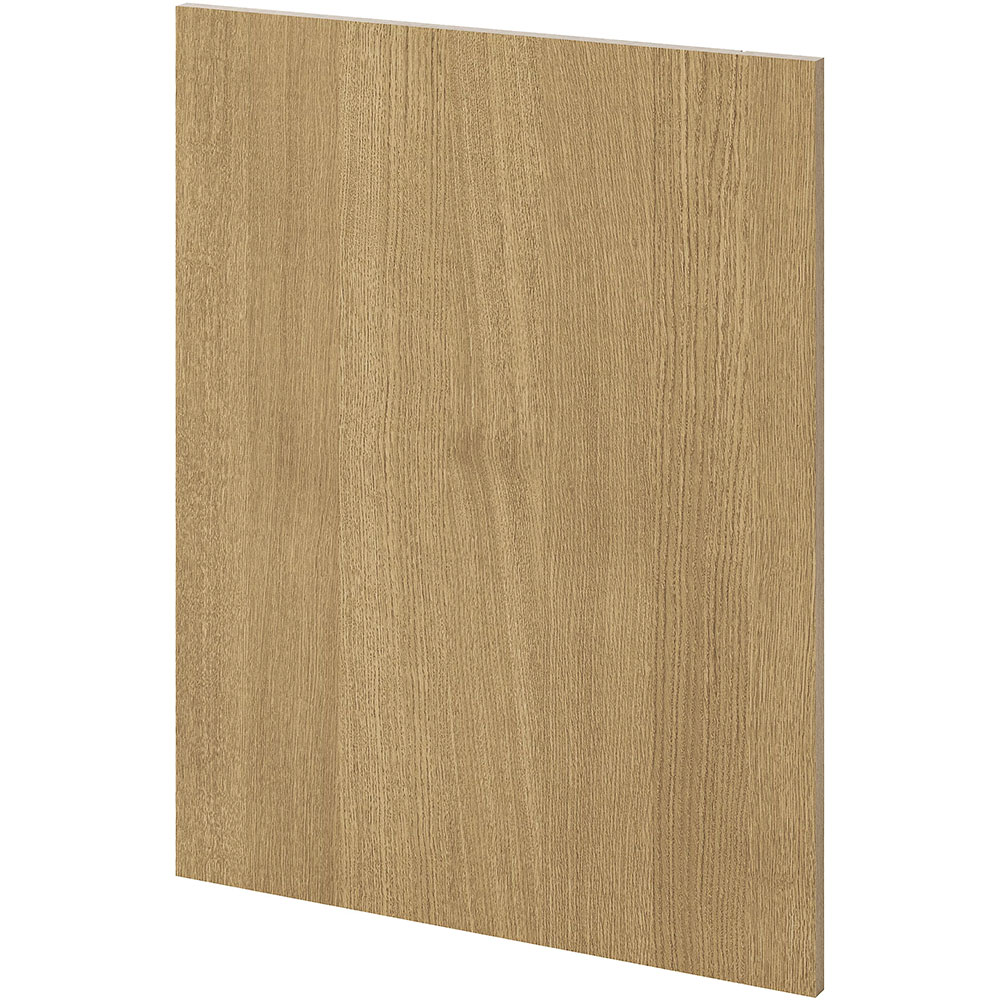 Panouri drepte terminale GOODHOME Verbena, 57 x 72 x 1.8 cm, PAL-Stejar,a maro