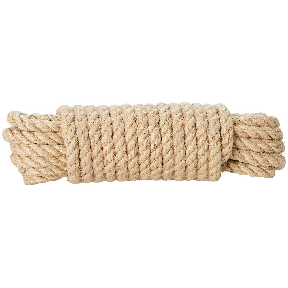 Snur iuta DIALL, 8mm x 20m, maro