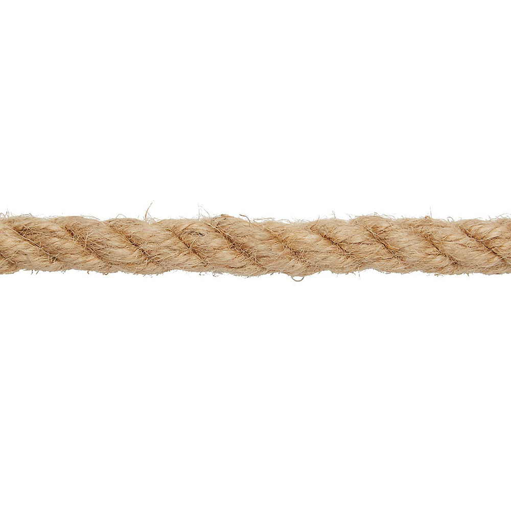 Snur iuta DIALL, 8mm x 20m, maro