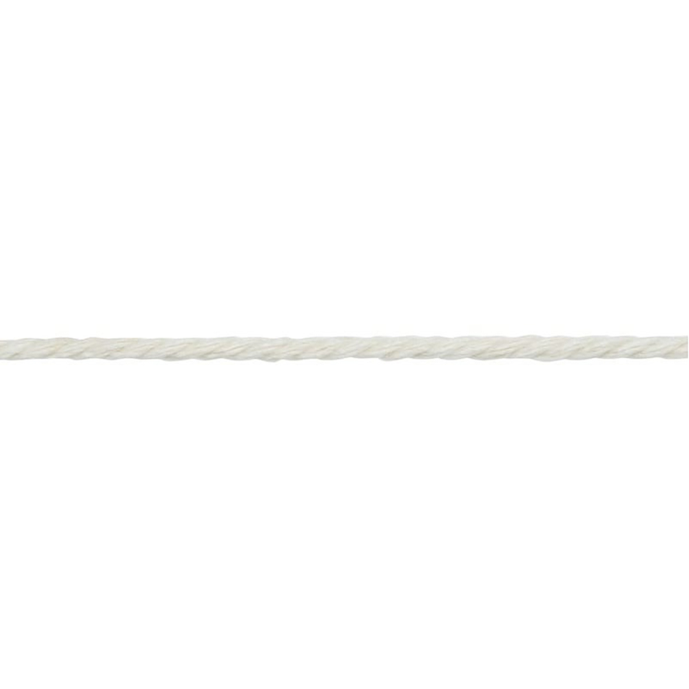 Sfoara bumbac DIALL, 2.5mm x 30m, bumbac, alb