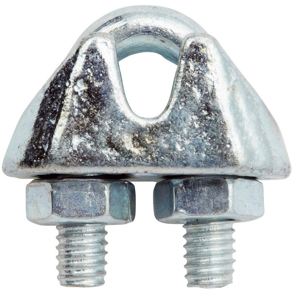 Bride cabluri DIALL, metal, 4mm, argintiu 2buc
