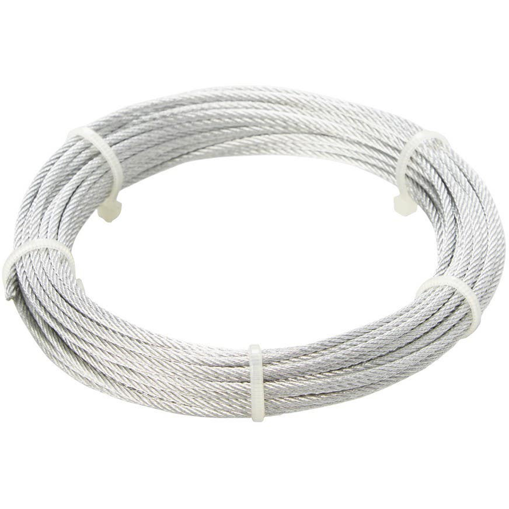 Cablu otel galvanizat DIALL, 1.5mm x 10m, 6x7, argintiu