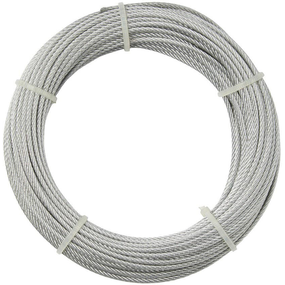 Cablu otel galvanizat DIALL, 2mm x 20m, 6x7, argintiu