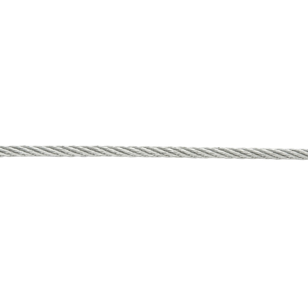 Cablu otel galvanizat DIALL, 4mm x 10m, 6x7, argintiu