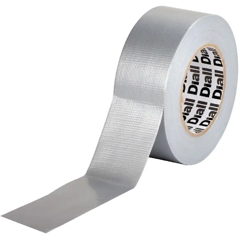 Banda reparatii DIALL 100581072, 50 mm x 50 m, argintiu