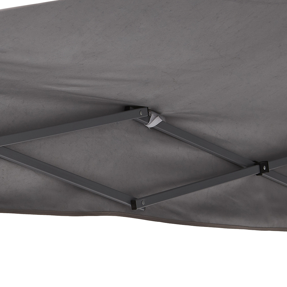 Pavilion terasa BLOOMA Jarvis, poliester, 295 x 295 x 260 cm, maro