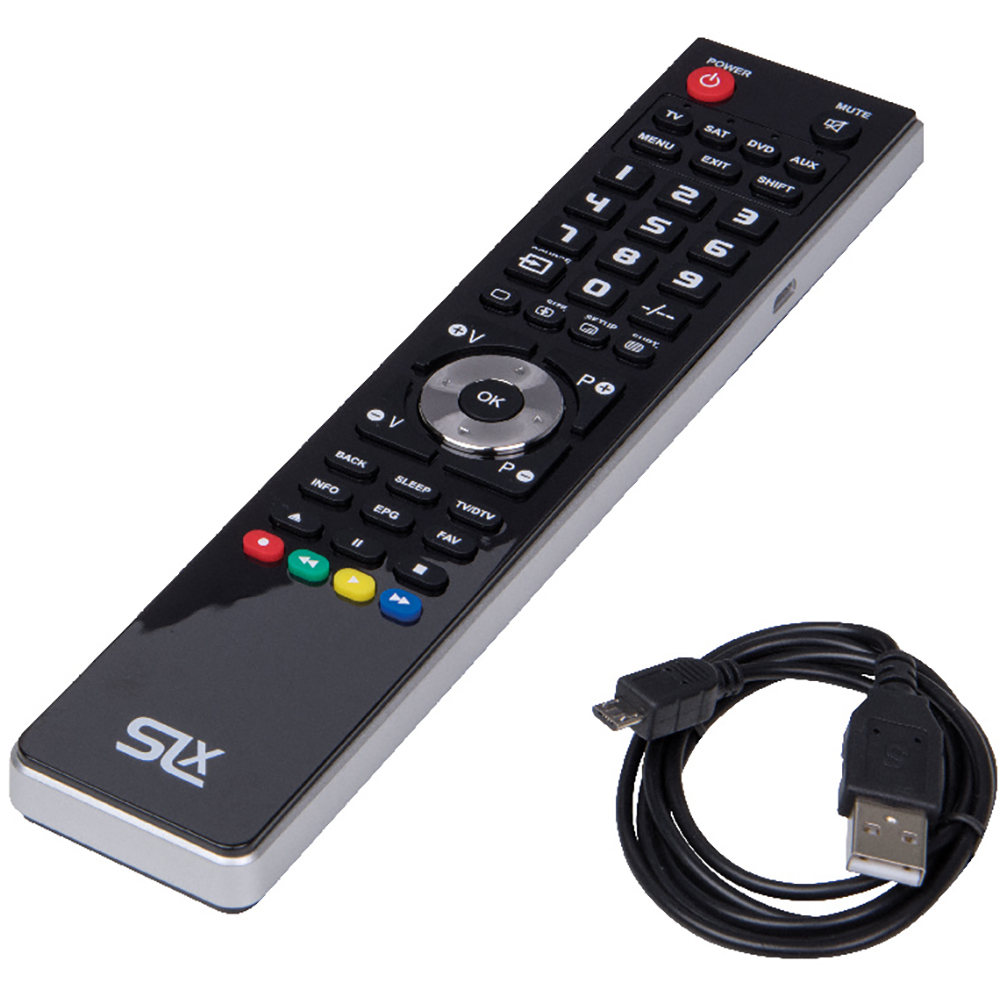 Telecomanda universala TV SLX, 4 dispozitive, infrarosu, negru