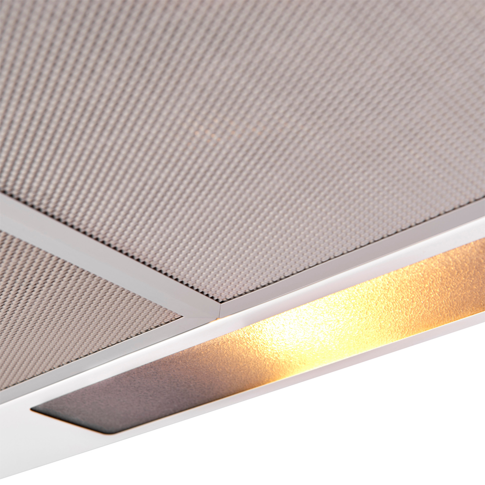 Hota decorativa CHW60, 1 motor, 380 m3/h, 60 cm, alb