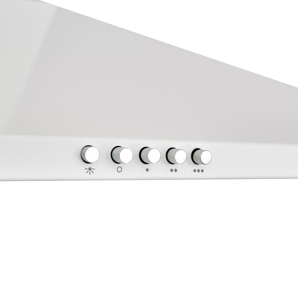 Hota decorativa CHW60, 1 motor, 380 m3/h, 60 cm, alb
