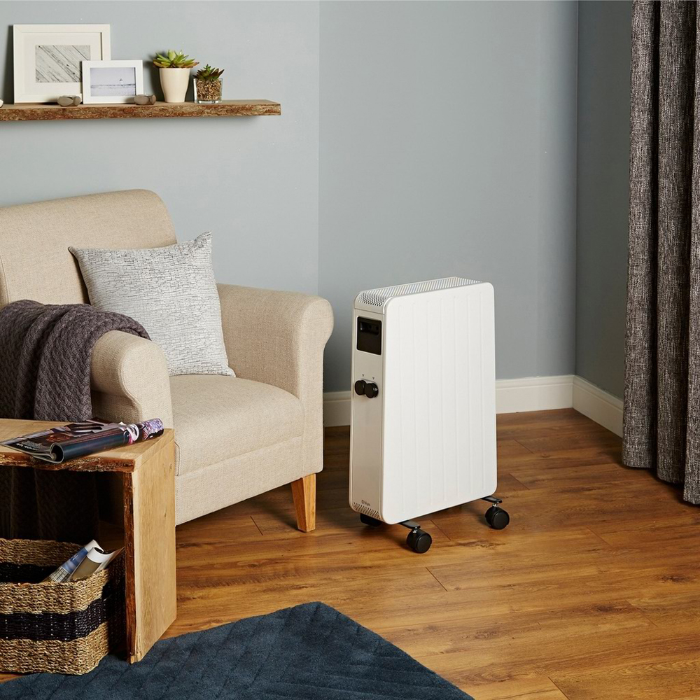 Radiator electric Blyss HT15J1, 1500W, 31 x 67 x 43 cm, alb