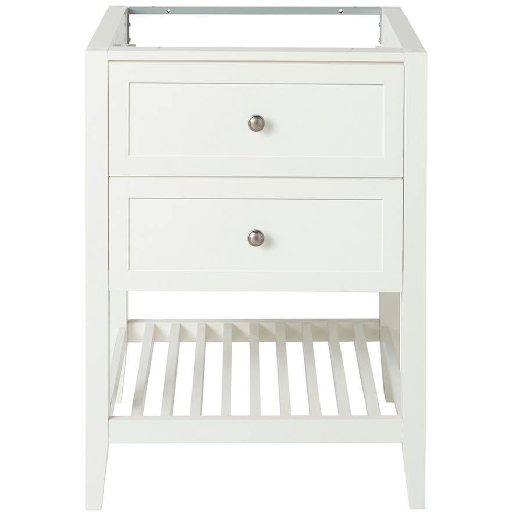 Baza lavoar GOODHOME Perma, 2 sertare, 60 x 45 x 80.6 cm, alb