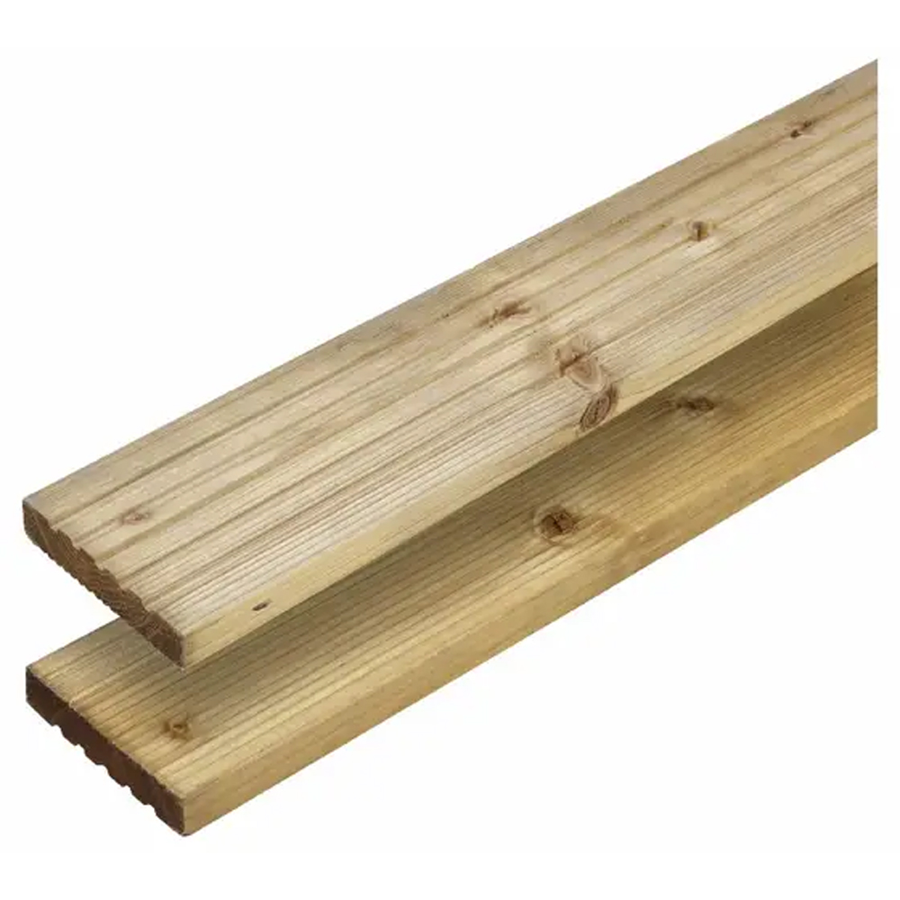 Scandura pentru terasa Klikstrom Madeira, 2400 x 12 x 2.4 cm, molid, maro