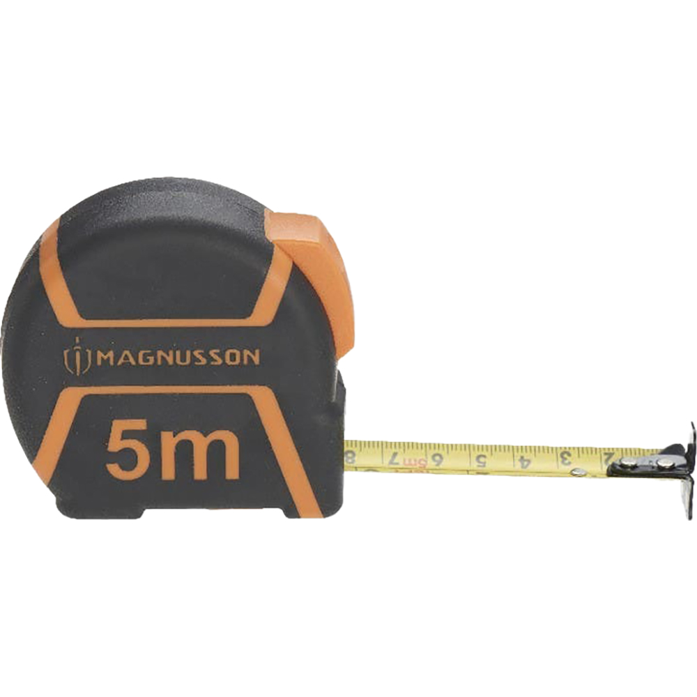 Ruleta magnetica MAGNUSSON, 5 m, plastic ABS, negru